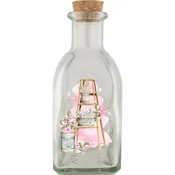 Skleněná lahvička 250 ml - Květináče