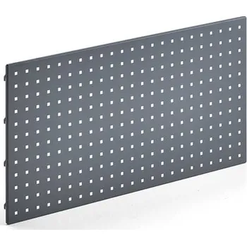 Dílenský stůl Panel na nářadí k pracovnímu stolu ROBUST/SOLID, 900x475 mm, tmavě šedý
