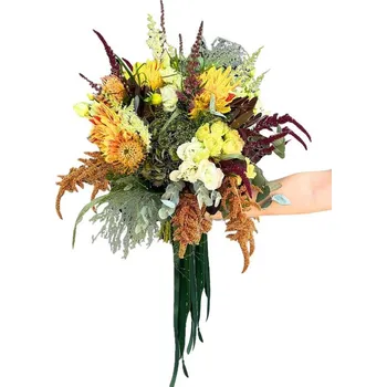 Svatební dekorace Podzimní svatební kytice