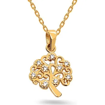 Přívěsek Nádherný přívěsek strom života zdobený zirkony IZ18794 + dárkové balení LUXUS zdarma