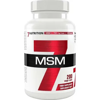 Kloubní výživa 7NUTRITION MSM 200 cps, organická sloučenina síry methylsulfonylmethan