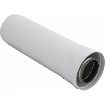 Kouřovod SpiroFlex 80/125 bílá dvouplášťová trubka - 0,5 m DVOJSTĚNNÁ BÍLÁ TRUBKA 0,5 M