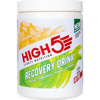 Iontový nápoj High5 Recovery Drink 450g Příchuť: vanilka s banánem