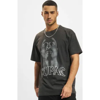 Pánské tričko Tupac Up Oversize Tee dřevěné uhlí Mister Tee šedá 2547152