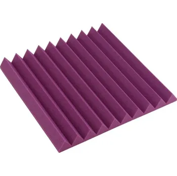ProfiGaráž Akustický panel - klín 50x50x5cm fialový