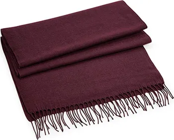 Šála Beechfield Classic Woven Scarf B500 Burgundy