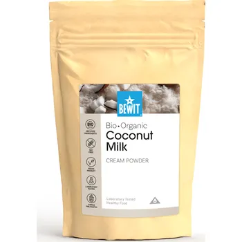 Přírodní produkt BEWIT Kokosové krémové mléko - prášek, BIO - 300 g