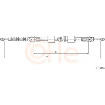 Auto-moto Tažné lanko, parkovací brzda COFLE CFE11.5508