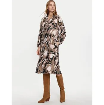 Dámské šaty Fransa Každodenní šaty Ariana 20614313 Hnědá Loose Fit M