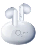 Sluchátka O2 pods bílá
