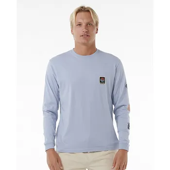 Pánské tričko Tričko Rip Curl SWC BREAKER LS TEE Spray Blue velikost L
