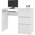 Počítačový stůl AKORD A-6 pravý, bílý