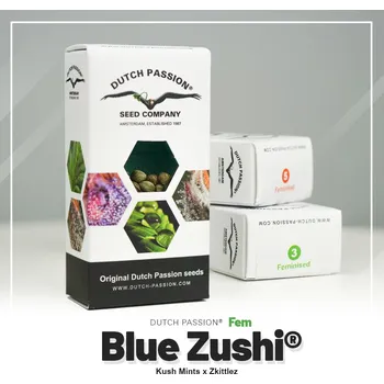 Semeno Blue Zushi – feminizovaná semena | Dutch Passion Feminized (Ks): 3 + 1 Zdarma