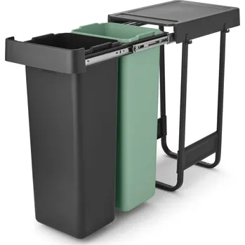 Odpadkový koš Brabantia Sort & Go třídič na odpady 2 l černá-zelená 232527