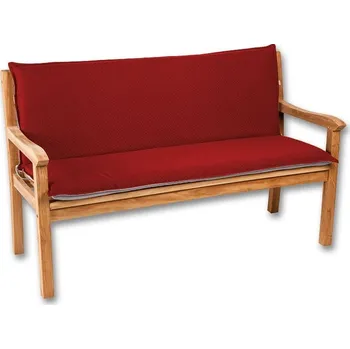 Podsedák Polstr na lavici De LUXE Karmín, 140x49x8 cm