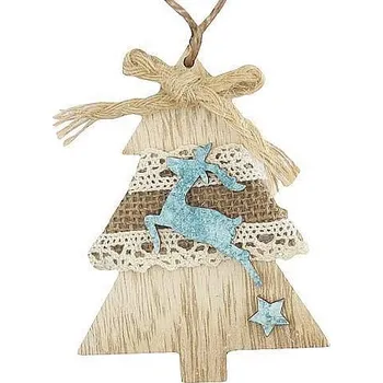 Vánoční ozdoba Ozdoba MagicHome XO204C, Stromeček, 11cm, balení 5ks