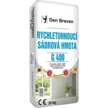 malta Den Braven G400 rychletuhnoucí sádrová hmota 20 kg 
