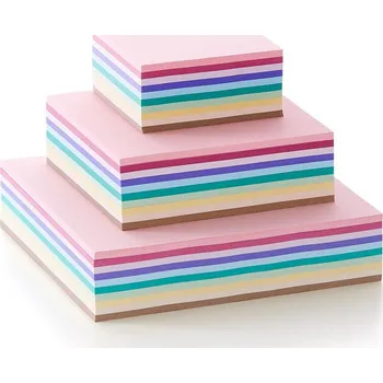 Umělecký papír Origami - Papír na skládání pastelový 10x10 cm 70g/m2 - 500 ks