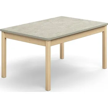 Psací stůl Stůl DECIBEL, 1200x800x590 mm, akustické linoleum, bříza/šedá