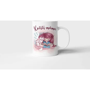 Hrnek Kočičí máma - Bílá