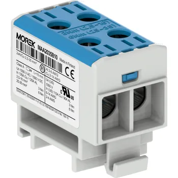 Rozvaděč MOREK Svorka OTL 35/1x2 modrá MAA2035B10