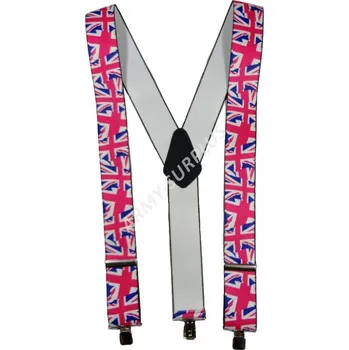 Opasek TEXIMA spol.s.r.o. Kšandy britské s potiskem - Velká Británie vlajka vlající