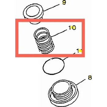 Yamaha Sítko - pružinka Majesty 905011682900