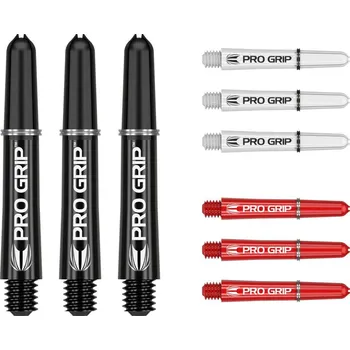 Příslušenství pro šipky Násadky na šipky TARGET Pro Grip 34mm, černé, bílé, červené, multi-pack