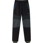 Chlapecké zateplené softshellové kalhoty černé s modrými zipy WOLF B2494 Velikost: 116