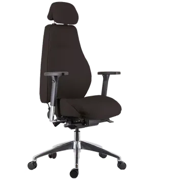 PRESTIGE, židle kancelářská, látka černá