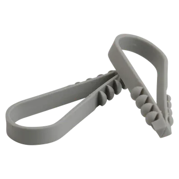 Příchytka kabelu, ø 6–25 mm, šedá, 20 ks&nbsp;40435