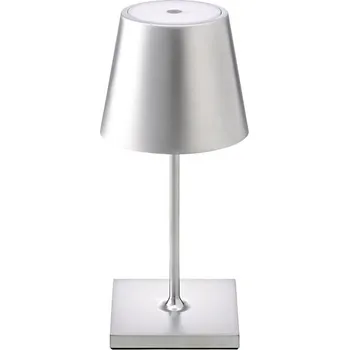 Lampička Lampa stolní aku NUINDIE mini stříbrná