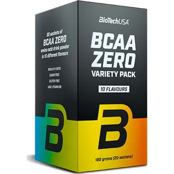 Aminokyselina BioTech USA BioTech BCAA Zero Variety Pack 20 x 9 g