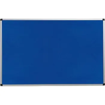 Nástěnka MARIA, 2000x1200 mm, modrá, hliníkový rám