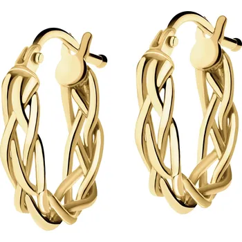 Náušnice Zlaté náušnice - kroužky, 14 mm - AP539-8147