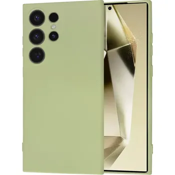 Pouzdro na mobilní telefon Kryt Samsung Galaxy S24 Ultra Techsuit SoftFlex - matcha
