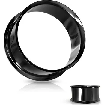 Piercing Šperky4U Tunel do ucha černý - TN01096-06