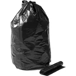 Pytle na odpad, zavazovací, 15 rolí (10 ks/role), 125 l, černé