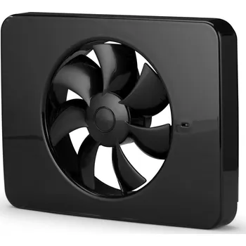 Domácí ventilátor Fresh Intellivent ventilátor do koupelen, toalet a vlhkých místností Barva: Černá
