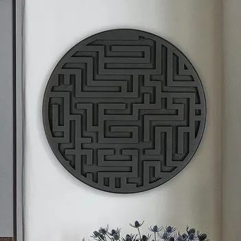 ASIR Kulatá nástěnná dekorace ART139 černá