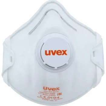 respirátor Respirátor Uvex FFP2, bílý, 3 ks.