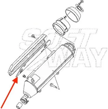 Yamaha Kryt výfuku - vnitřní 5GM147380000
