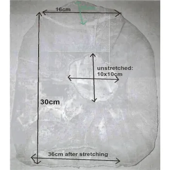 Kukla PD-HOOD-B / Jednorázová kukla - bílá Univerzální