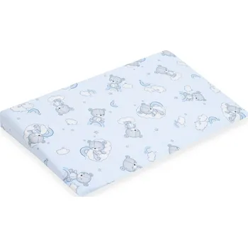 Příslušenství pro dětskou postel a kolébku Potah na kojenecký polštář-klin New Baby BASIC 59x37cm blue