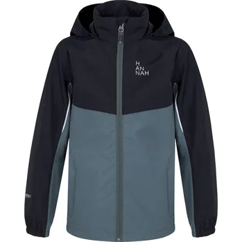 Dívčí bunda Dětská bunda HANNAH BRONS JR II ANHRACITE/BALSAM GREEN 110-116