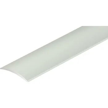 NOVÁK Přechodová lišta oblá 40mm fólie bílá popelavá samolepící, 0,9m AAPAF B4026-SK/0,9