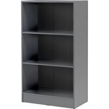 Knihovna Otevřená policová skříň FLEXUS, 1325x760x415 mm, šedá