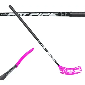 Florbalová hůl Fatpipe Core 33 Black/Pink Pravá (pravá ruka dole) 90 cm (= 101 cm)