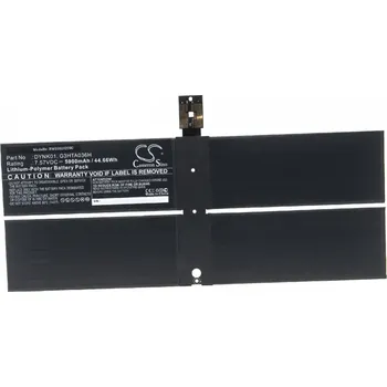 Baterie k notebooku VHBW Baterie pro Microsoft Surface, 1769, 1782, 5900 mAh