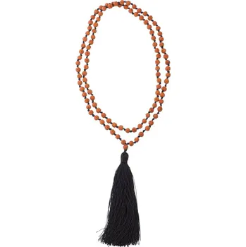 Náhrdelník Japa Mala Rudraksha 06 mm černá